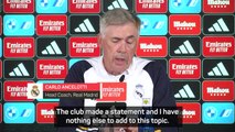 Ancelotti gives update on youth player arrests