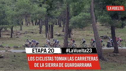 Cyclists take to the roads of Sierra de Guardarrama - Stage 20 - La Vuelta 2023