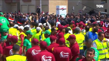 الرئيس السيسي يشهد افتتاح مشروعات جديدة في بني سويف