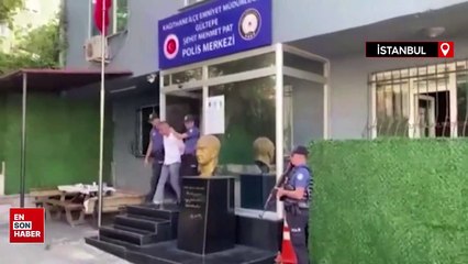 İstanbul’da yolcunun sevgilisine kafa atan taksici yeniden gözaltında