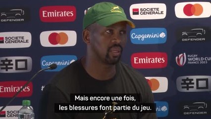 Afrique du Sud - Stick : "Marx est une grande perte, mais les blessures font partie du jeu"