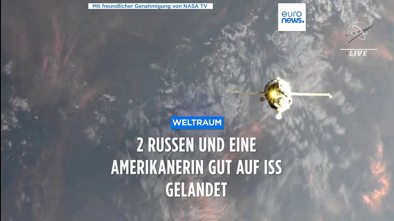 Kein Krieg auf der ISS: 2 Russen und eine US-Amerikanerin gut gelandet