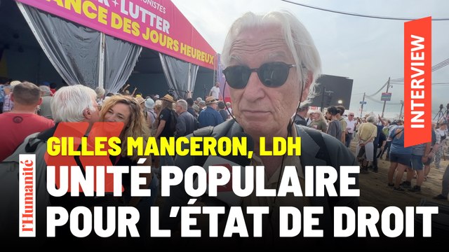 Fête de l'Humanité. Des règles de droit pour toutes les institutions , Gilles Manceron de la LDH