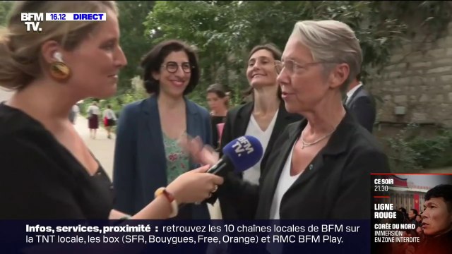 Élisabeth Borne: Je n'ai pas de doute que le XV de France va aller en finale et gagner