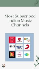 Most Subscribed #Indian Music Channels || #StatisticsSpace || #Pakistan