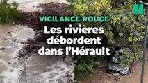 Après de fortes pluies, les rivières du nord de l'Hérault débordent