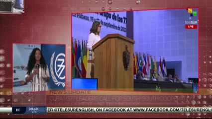Extensive agenda and intense debates mark second day of G77 and China Summit in Havana