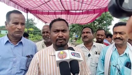 ओडि़सा सीमा से लगे एनटीपीसी के प्रभावितों ने एचएच ४९ में चक्काजाम