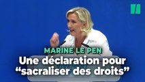À Beaucaire, Marine Le Pen propose une 