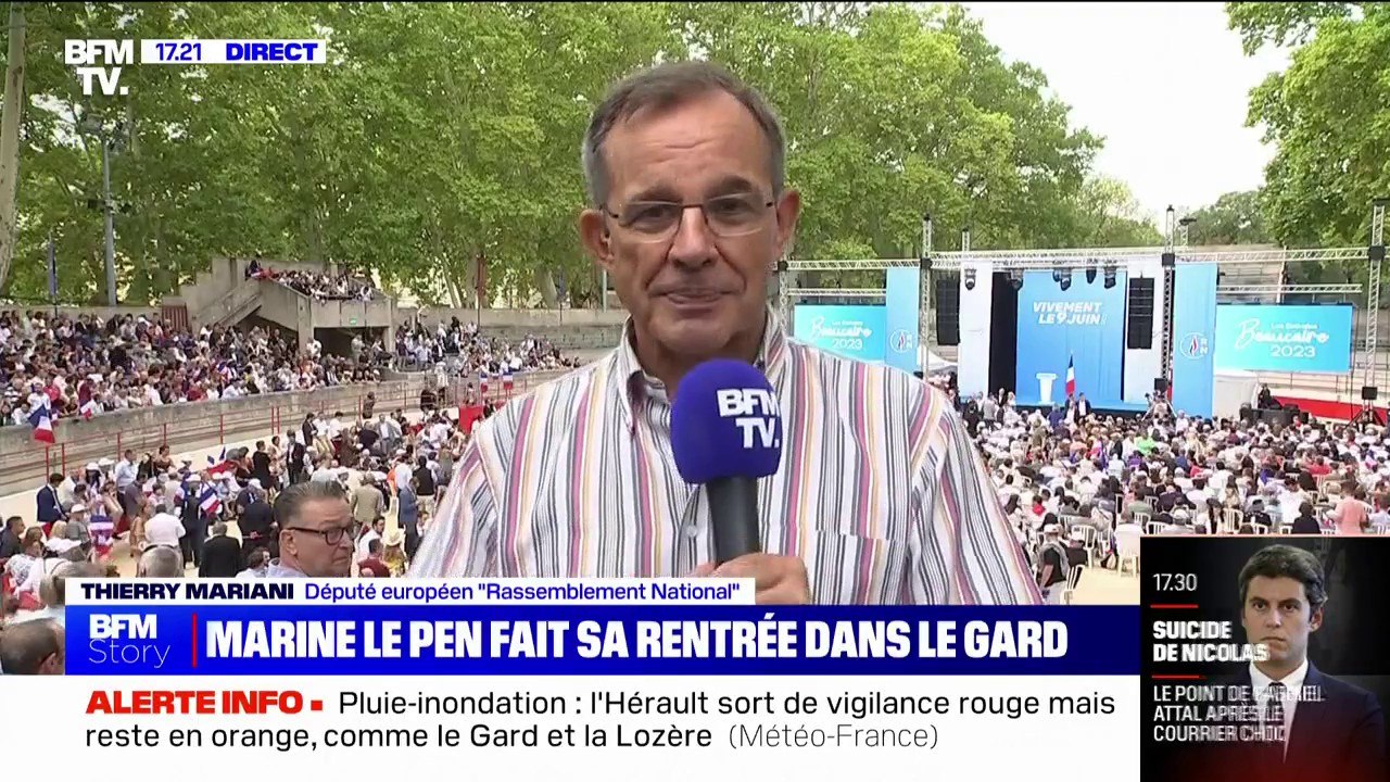 Élections européennes: "Nous commençons la campagne dès maintenant pour montrer qu'on a des solutions", affirme l'eurodéputé RN Thierry Mariani