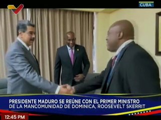 Pdte. Nicolás Maduro sostuvo encuentro fraterno con Primer Ministro de Dominica, Roosvelt Skerrit