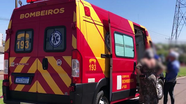 Siate é acionado para atender vítima de queda de moto no bairro XIV de Novembro