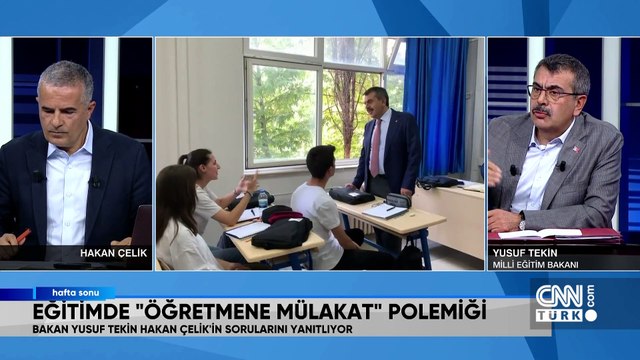 Milli Eğitim Bakanı Yusuf Tekin milyonlarca öğrenci, öğretmen ve veliyi ilgilendiren soruları Hafta Sonu'nda yanıtladı