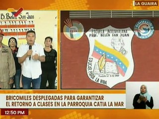 La Guaira | Inician labores de recuperación de la E.N.B Belén San Juan por las Bricomiles