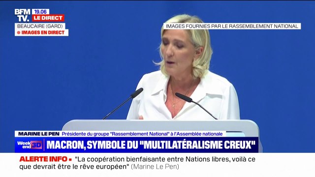 Marine Le Pen: La non-politique d'Emmanuel Macron en Afrique est l'une des incarnations les plus manifestes de l'échec du multilatéralisme creux