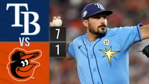Resumen Rays de Tampa Bay vs Orioles de Baltimore / MLB 15-09-2023
