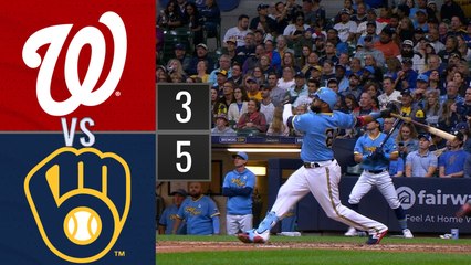 Resumen Nacionales de Washington vs Cerveceros de Milwaukee / MLB 15-09-2023