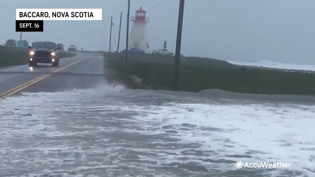 Harsh conditions as Lee sweeps through US and Canada