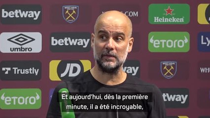5e j. - Guardiola bluffé par le niveau de Doku