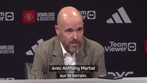 5e j. - ten Hag ne comprend pas les hués contre Martial et le défend