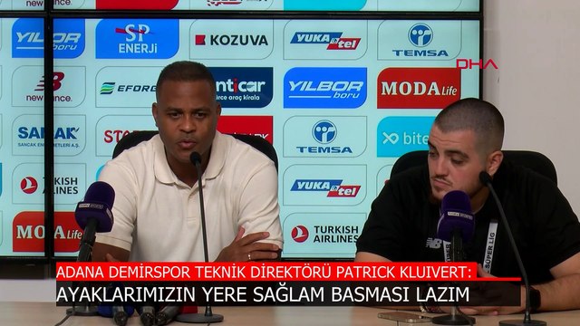 Patrick Kluivert: Ayaklarımızın yere basması lazım