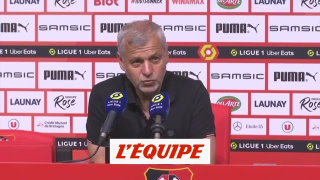 Genesio : « Deux lectures de ce match... » - Foot - L1 - Rennes