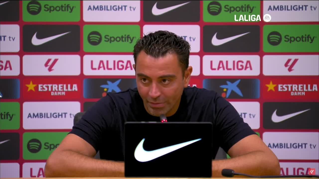 Rueda de prensa de Xavi tras el Barcelona 5 Betis 0