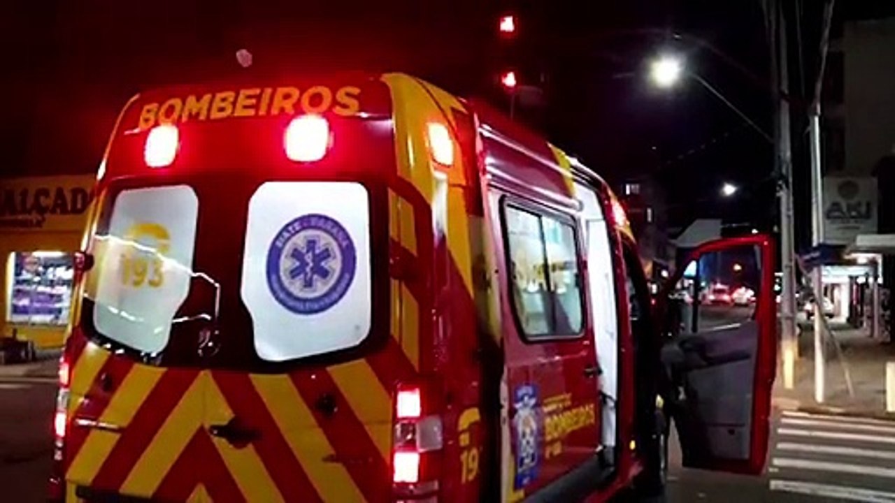 Motociclista fica ferido em acidente na Rua Rio Grande do Sul