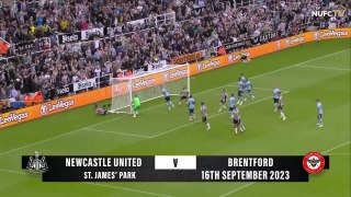 Newcastle United 1 Brentford 0 - Premier League Highlights