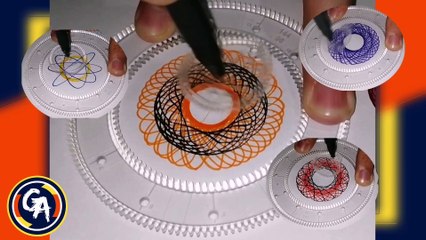 COMPILACIÓN de agradables hipotrocoides diseñados con espirógrafo. (VÍDEO 5).COMPILED of nice hypotrochoids designed with spirograph. (VIDEO 5).