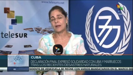 Download Video: Declaración final de la Cumbre G77 y China expresó solidaridad con Marruecos y Libia