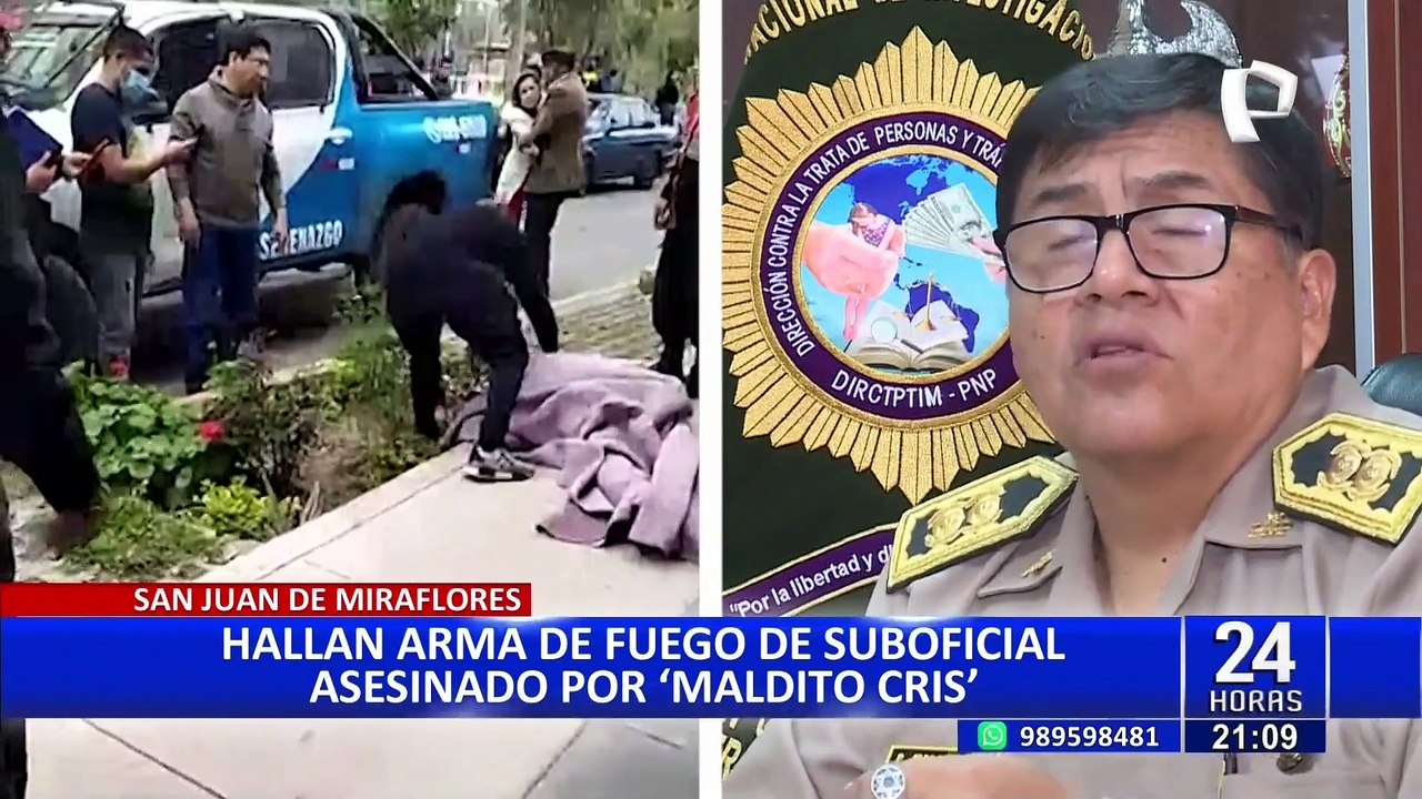 San Juan de Miraflores: incautan pistola de policía asesinado por “Maldito Cris”
