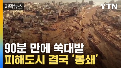 [자막뉴스] 해안가에 둥둥 떠다니는 시신...피해도시 결국 '봉쇄' / YTN