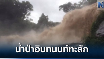 ฝนถล่มหนัก น้ำป่าจากดอยอินทนน์ ไหลทะลักท่วมบ้าน ปชช. ใน อ.จอมทอง (มีคลิป)