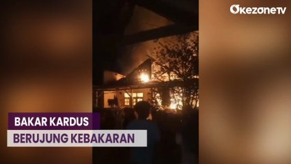 Gara-Gara Bakar Kardus, Rumah di Tangerang Ludes Terbakar