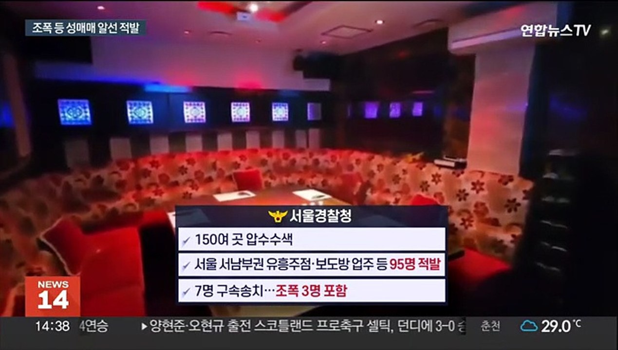 10년간 몰래 성매매 알선…업주 95명 무더기 검거