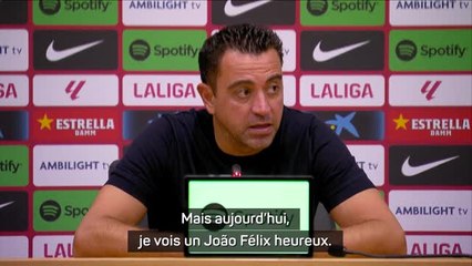 5e j. - Xavi : "João Félix est heureux et veut aider l'équipe"