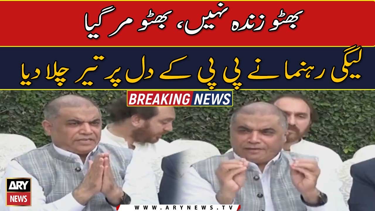 PML-N’s Hanif Abbasi launches tirade against PPP