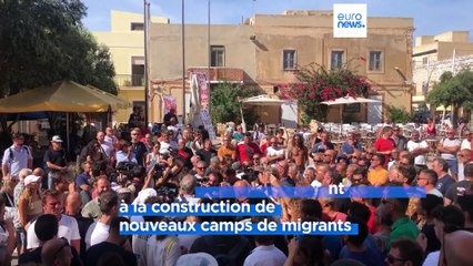 Face à l’afflux massif de migrants, la colère monte à Lampedusa