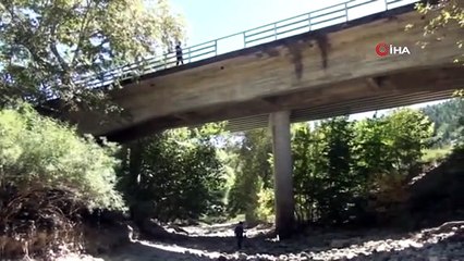 Antalya'da Üzümdere Irmağı Kurudu