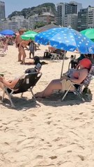 Rio de janeiro Copacabana Beach in Brazil Paradise