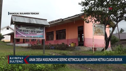 Anak Desa Masungkang Sering Ketinggalan Pelajaran Ketika Cuaca Buruk