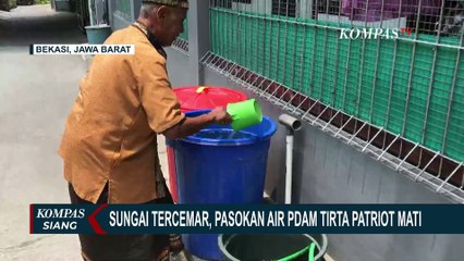 Akibat Sungai Tercemar, Penyaluran Air ke Puluhan Ribu Pelanggan PDAM Terganggu
