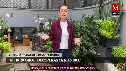 Claudia Sheinbaum inicia gira nacional por México