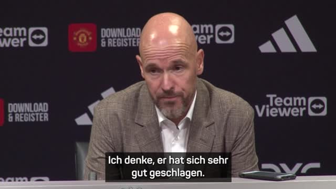Ten Hag: "Müssen Hojlund-Fitness aufbauen"