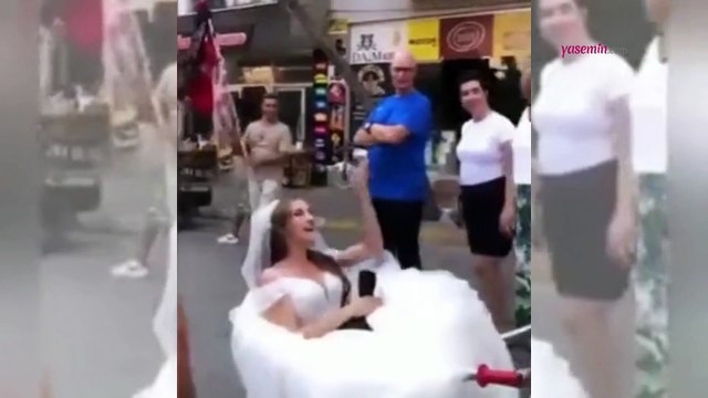 Sosyal medyada gündem olan gelin alma! Aydın'da gelin almaya giden damat...