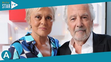 PHOTOS Muriel Robin éblouissante dans un chemisier turquoise, look marin pour Gauvain Sers face à Mi