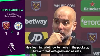 Alvarez is 'almost undroppable' for Man City - Guardiola