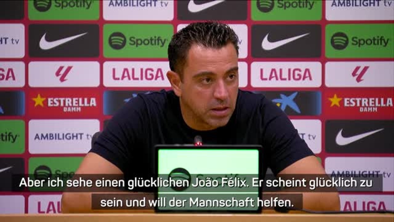 Xavi: 'Sehe einen glücklichen Joao Felix'