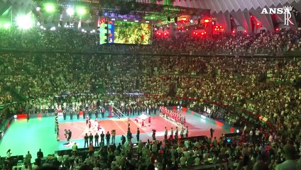 Europei pallavolo, Mattarella assiste alla finale Italia-Polonia
